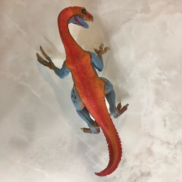 Scleich Therizinosaurus 8” Dinosaur Hard Plastic Figurine 2013 Retired Toy - Picture 3 of 4